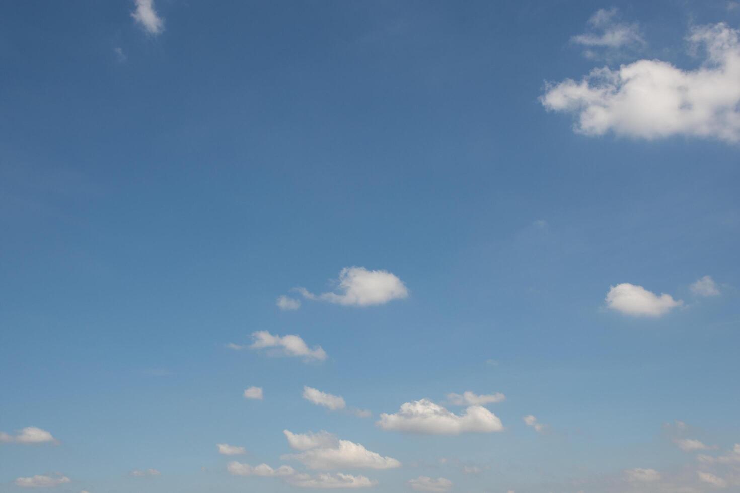 cielo blu con nuvole bianche foto