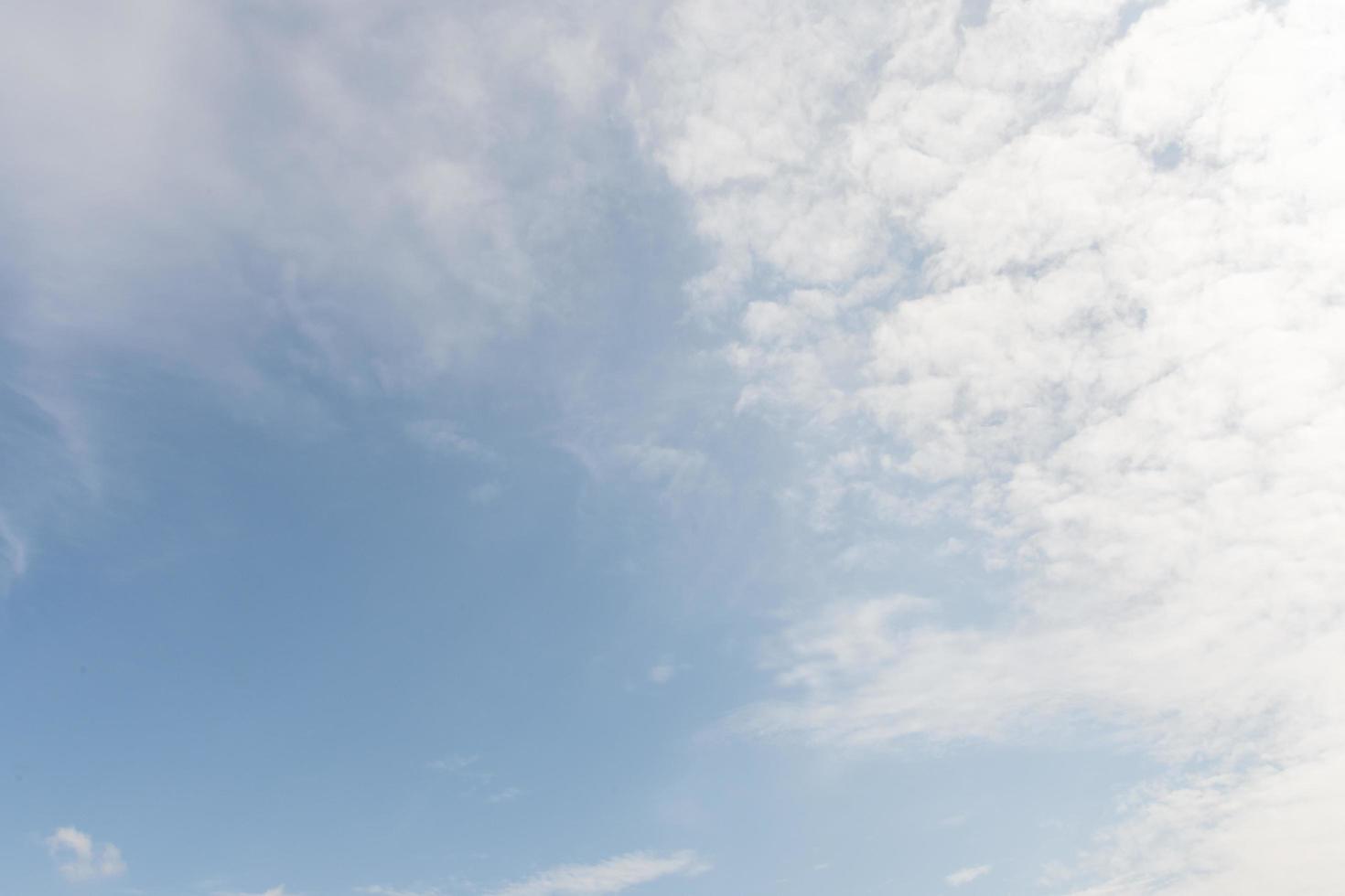 cielo blu con nuvole bianche foto