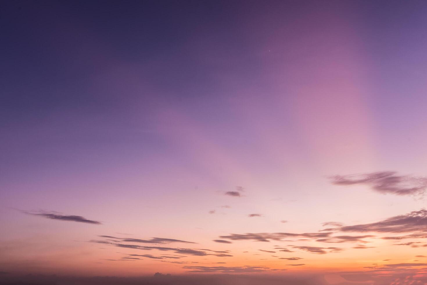 cielo e nuvole al tramonto foto