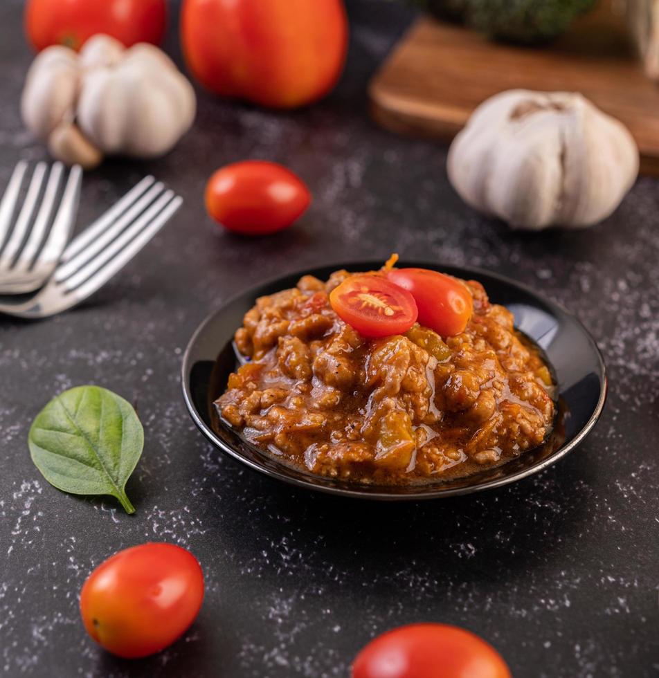 sugo di pasta fatta in casa foto