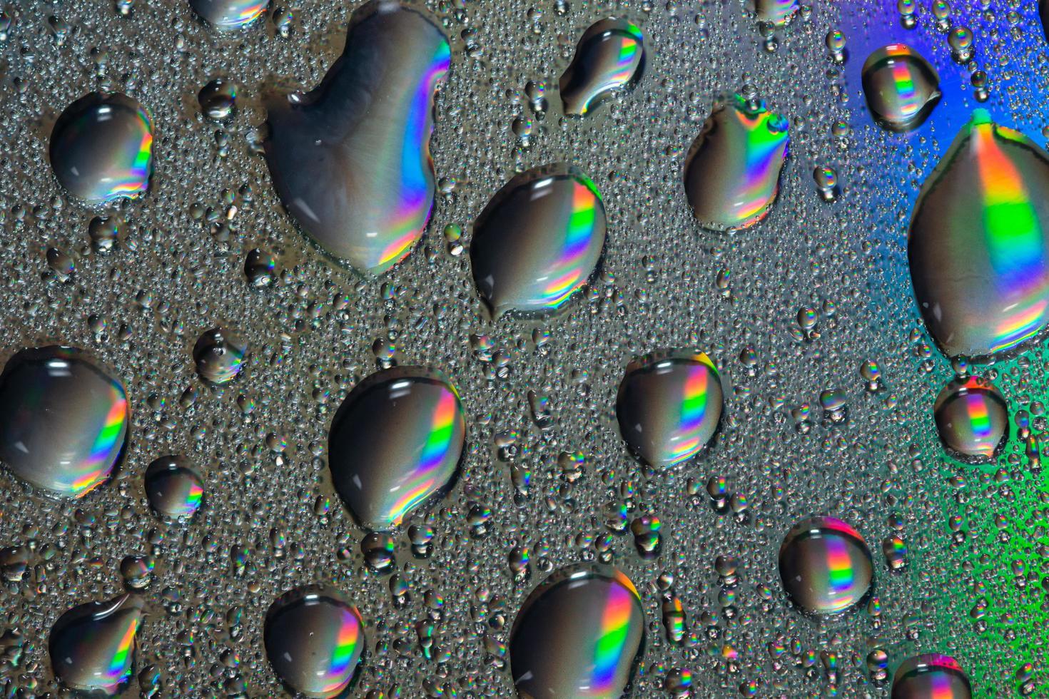 primo piano di gocce d'acqua foto