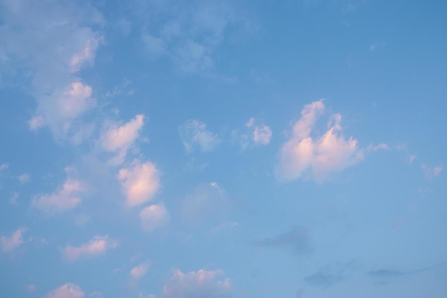 il cielo al tramonto foto