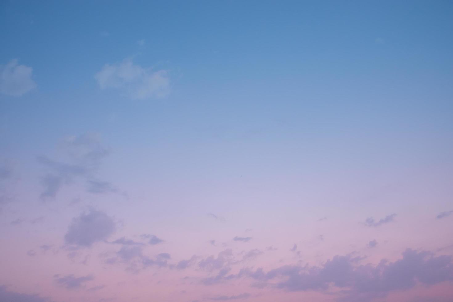 il cielo al tramonto foto