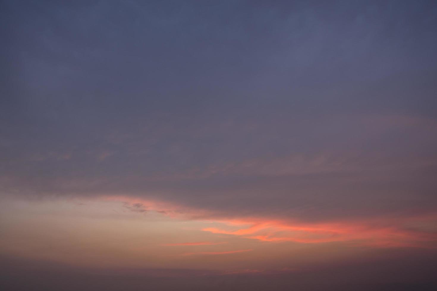 il cielo al tramonto foto