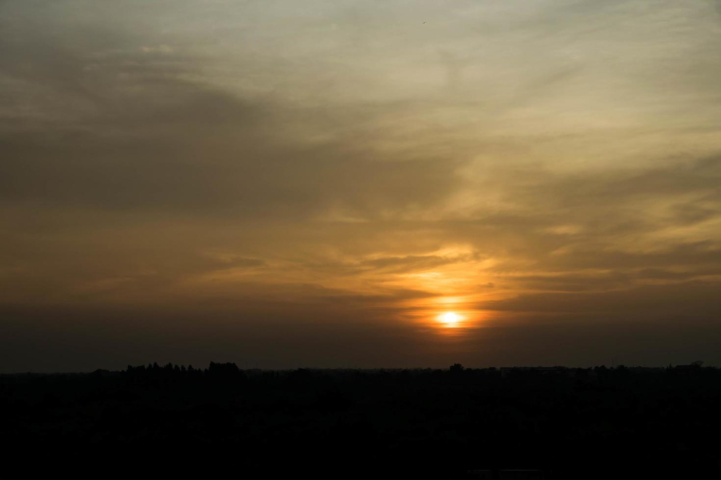 il cielo al tramonto foto