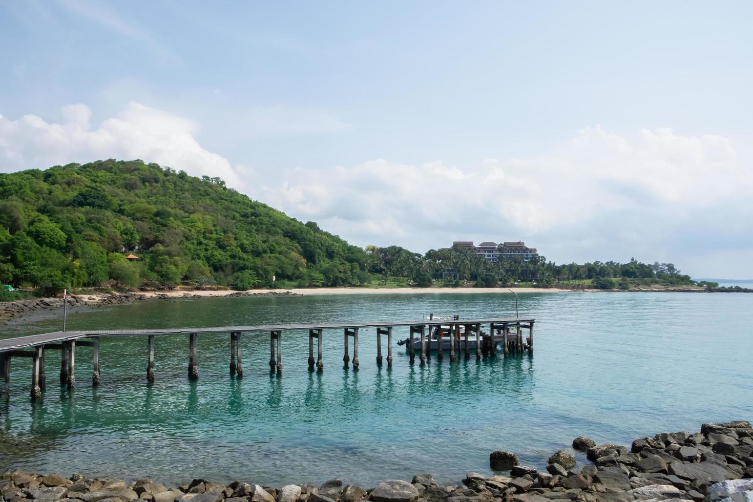 il mare al parco nazionale di khao laemya, thailandia foto