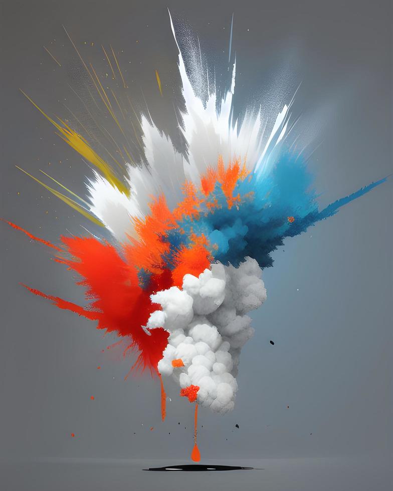 holi celebrazione colorato polvere esplosione sfondo foto