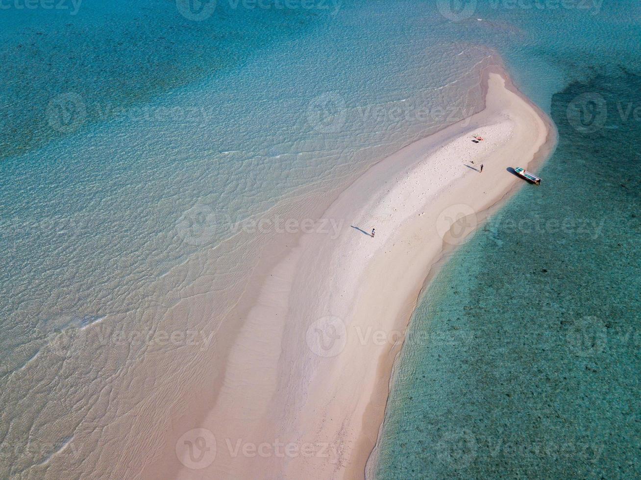 Maldive aereo Visualizza panorama paesaggio bianca sabbia spiaggia foto