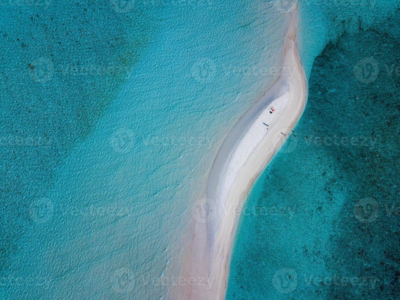 Maldive aereo Visualizza panorama paesaggio bianca sabbia spiaggia foto