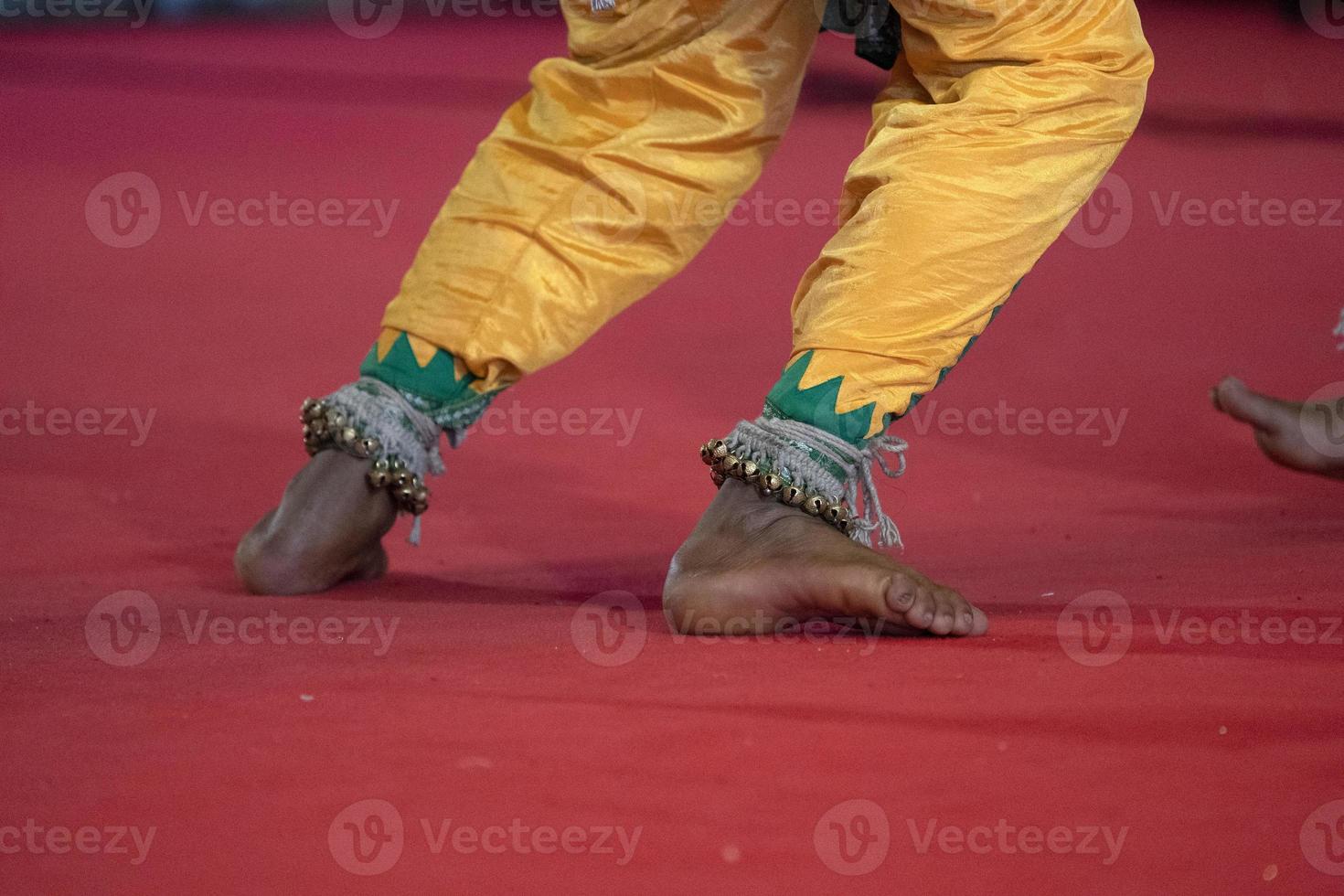 India tradizionale danza piede dettaglio foto