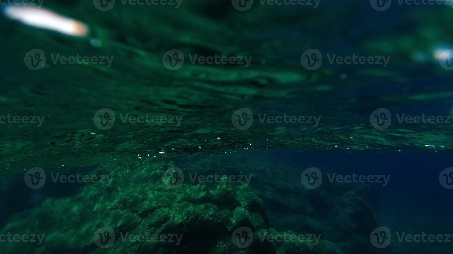 sardegna cristallo acqua subacqueo Visualizza mentre immersione foto