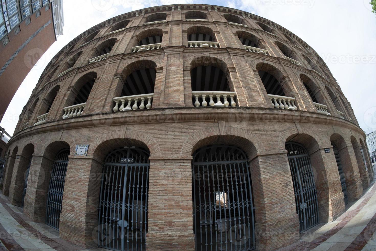 valencia Spagna Toro combattimento arena plaza de toros foto