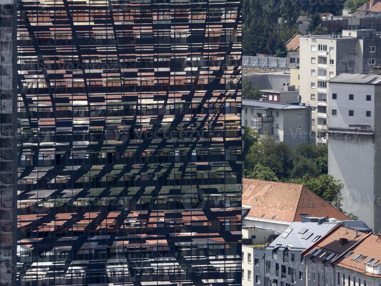 graz Austria tetti dettaglio moderno edificio foto