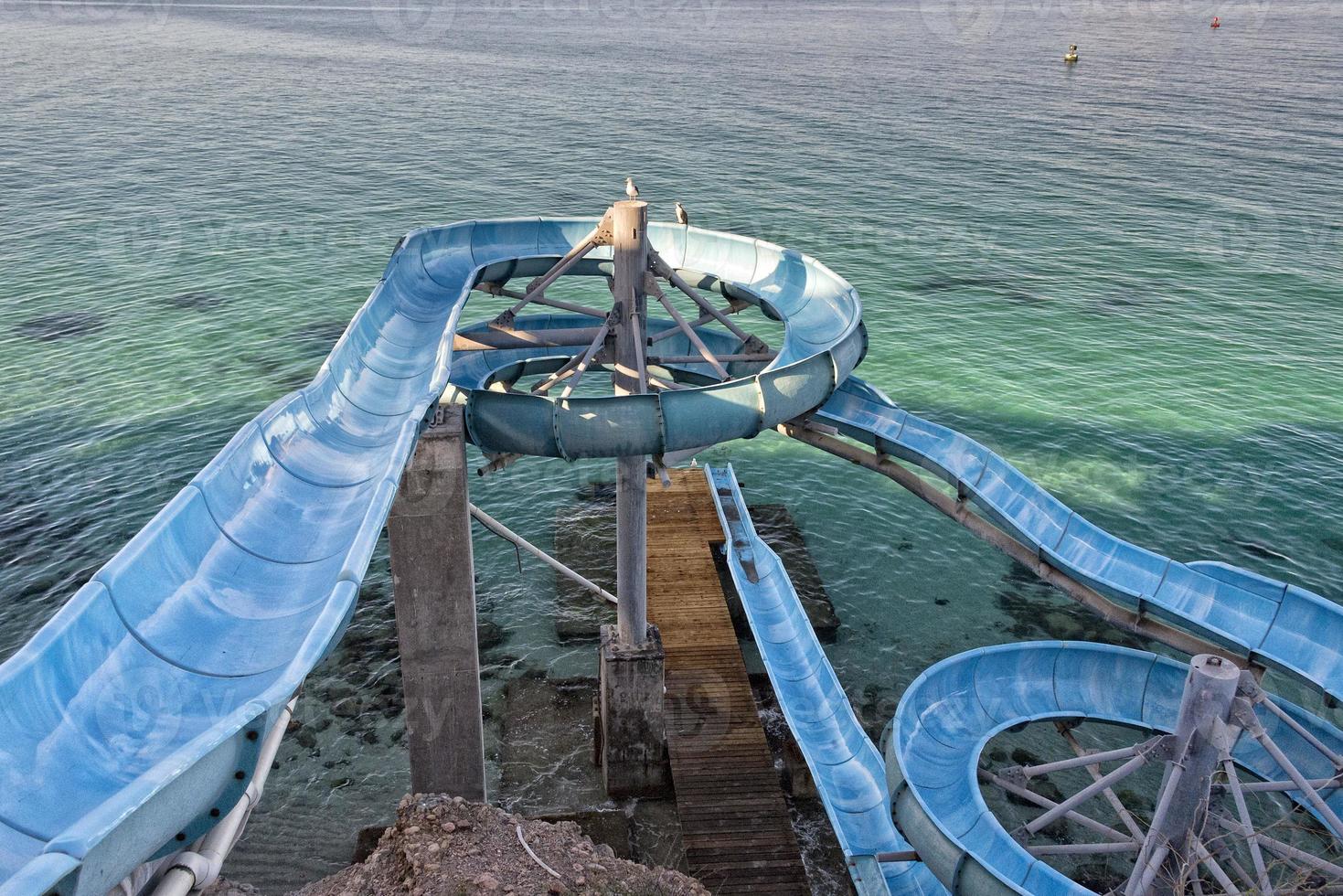 oceano Visualizza acqua diapositiva parco foto