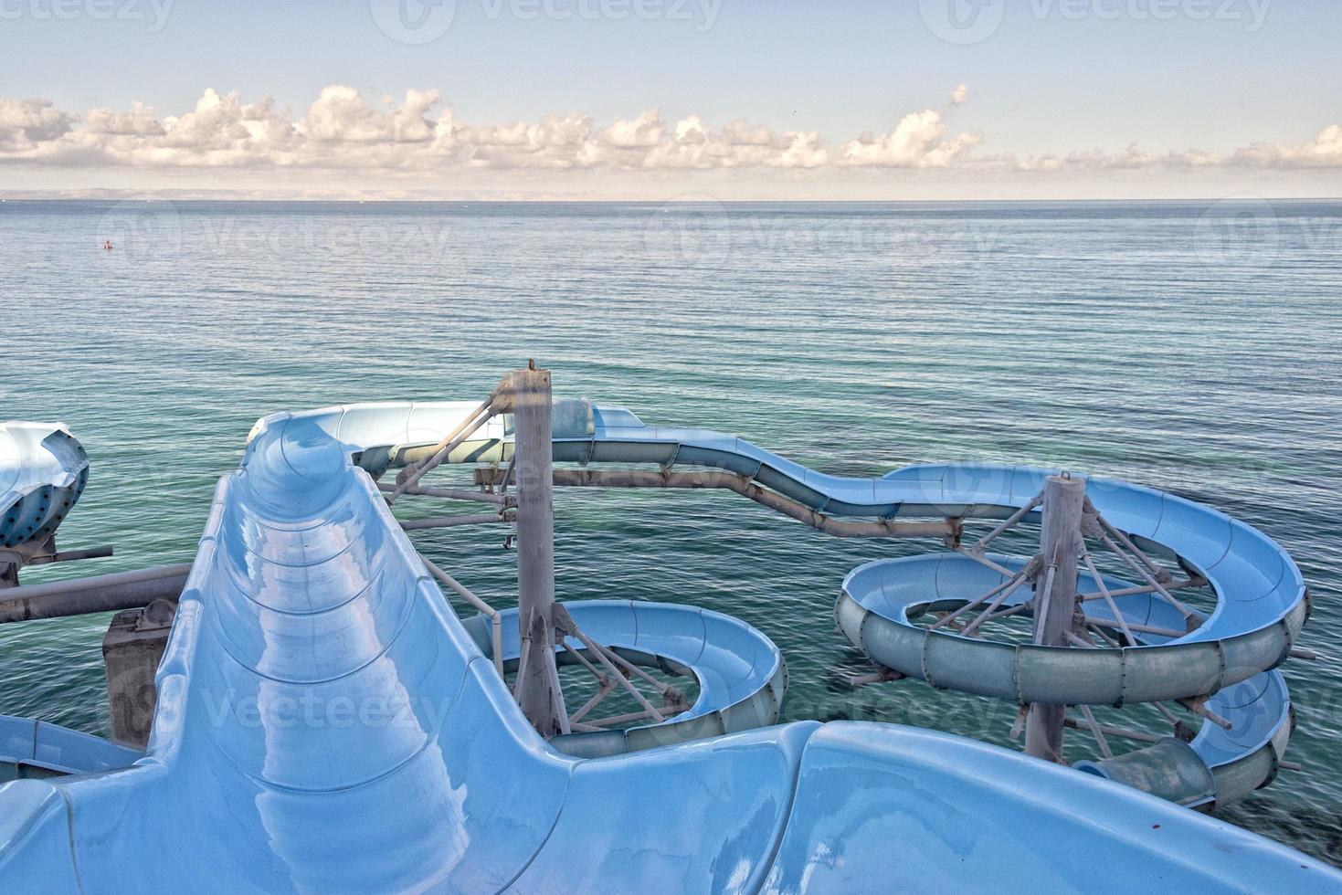 acqua diapositiva di il mare foto