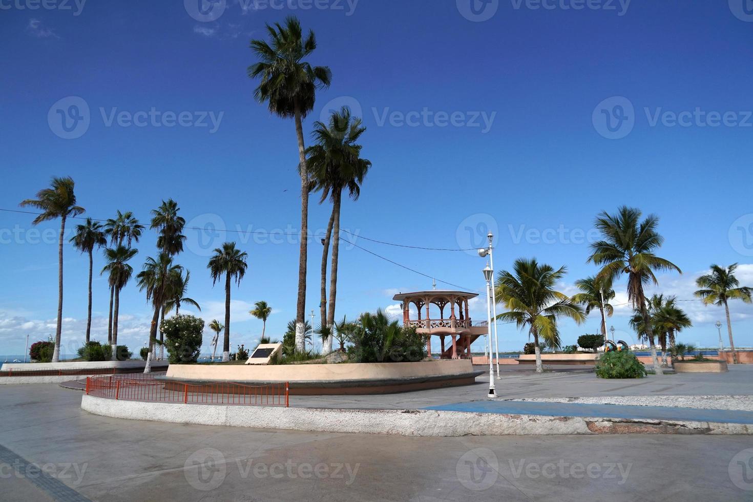 la paz baja California su, Messico spiaggia lungomare chiamato malecon foto