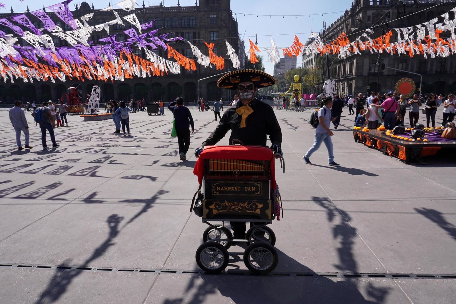 Messico città, Messico - novembre 5 2017 - giorno di morto celebrazione foto