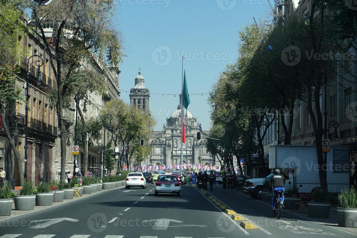 Messico città, Messico - novembre 5 2017 - messicano metropoli capitale congestionato traffico foto