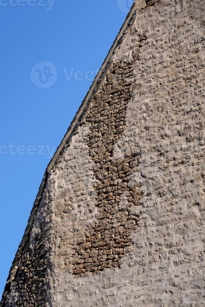 granito parete essere repointing con lime mortaio foto