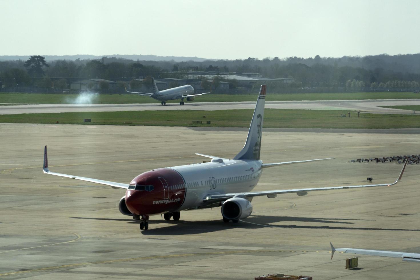 Londra, unito regno - marzo 24 2019 - gatwick aeroporto operazioni foto