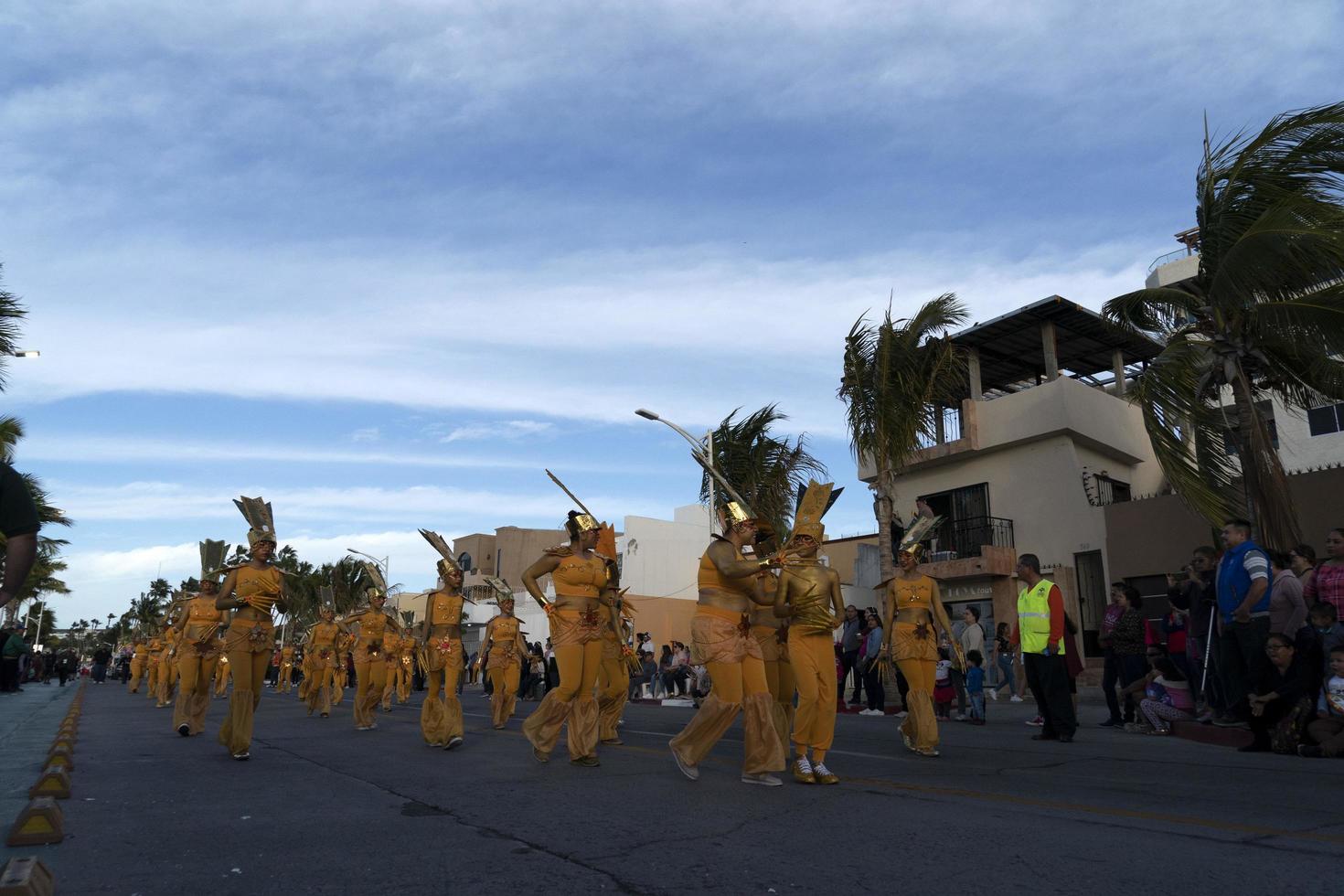 la paz, Messico - febbraio 22 2020 - tradizionale baja California carnevale foto