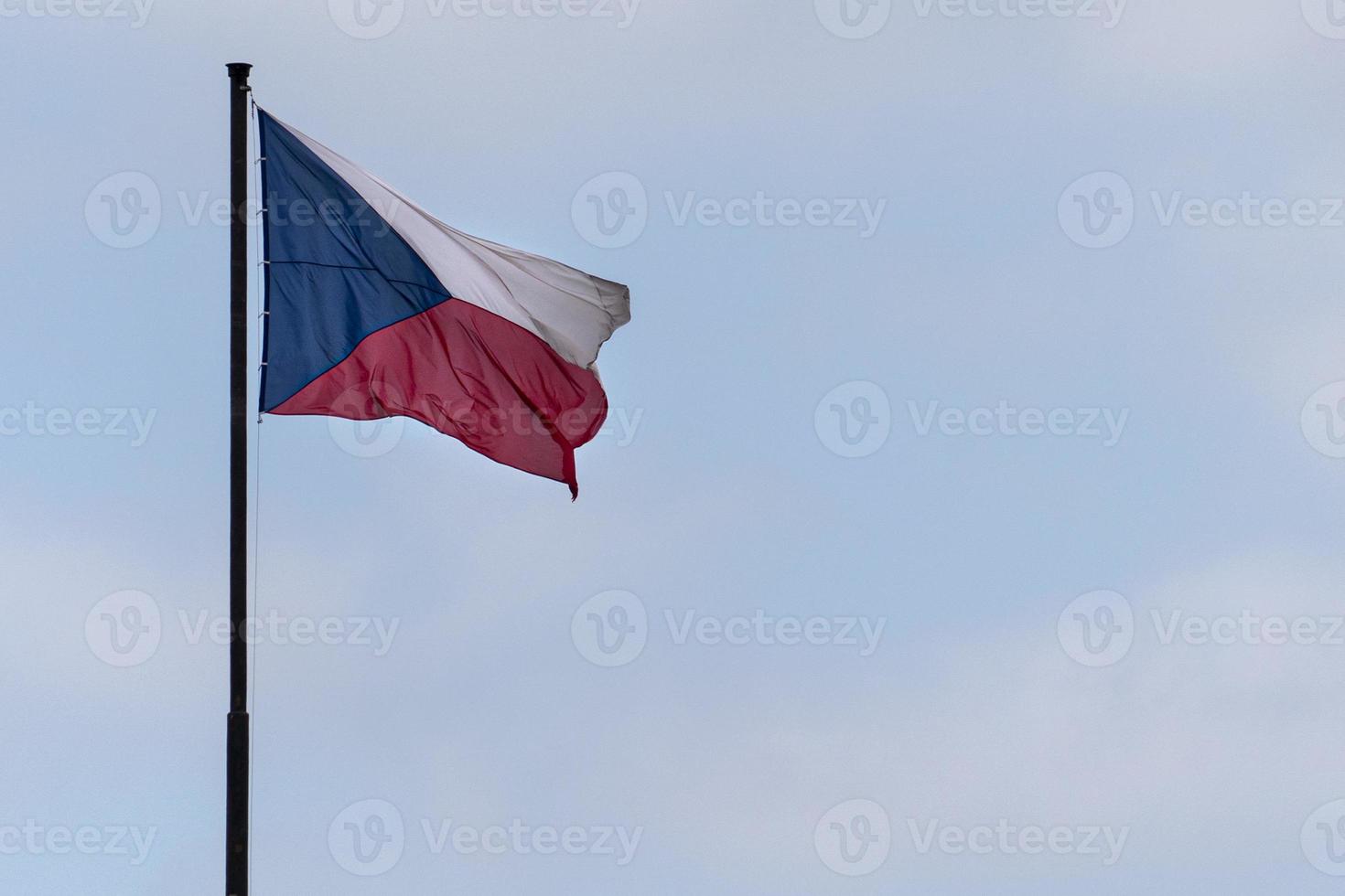 agitando ceco repubblica bandiera foto