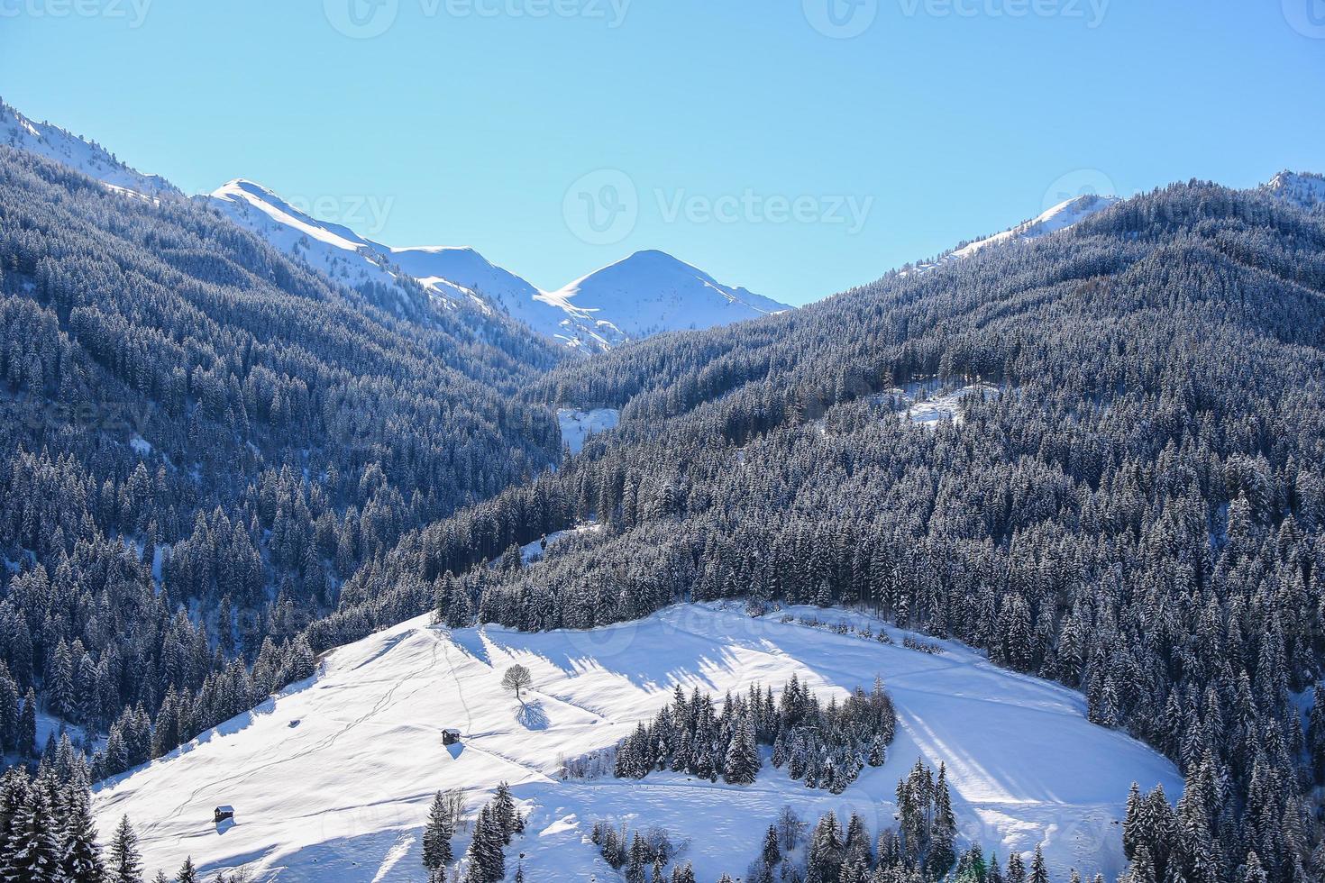 inverno paesaggio nel austriaco Alpi foto