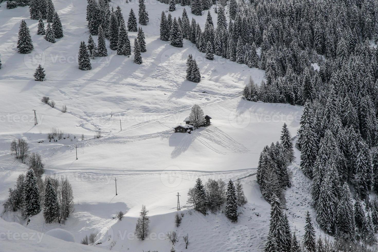 inverno paesaggio nel austriaco Alpi foto