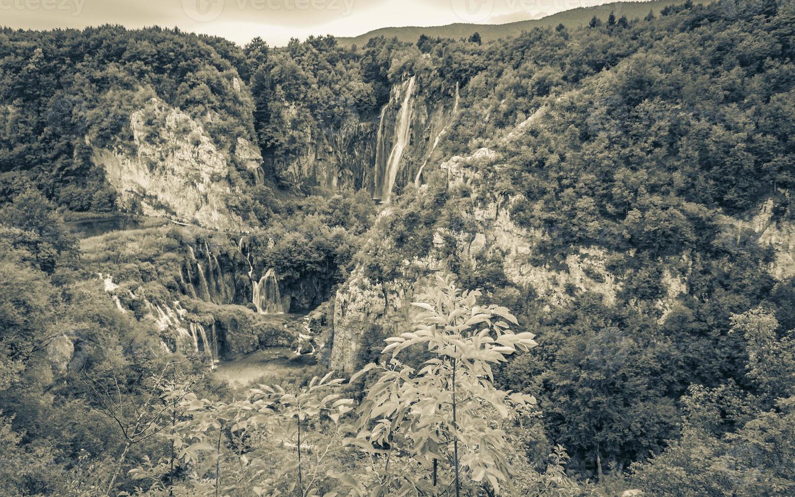 plitvice laghi nazionale parco Croazia dell'europa migliore destinazioni paesaggi. foto