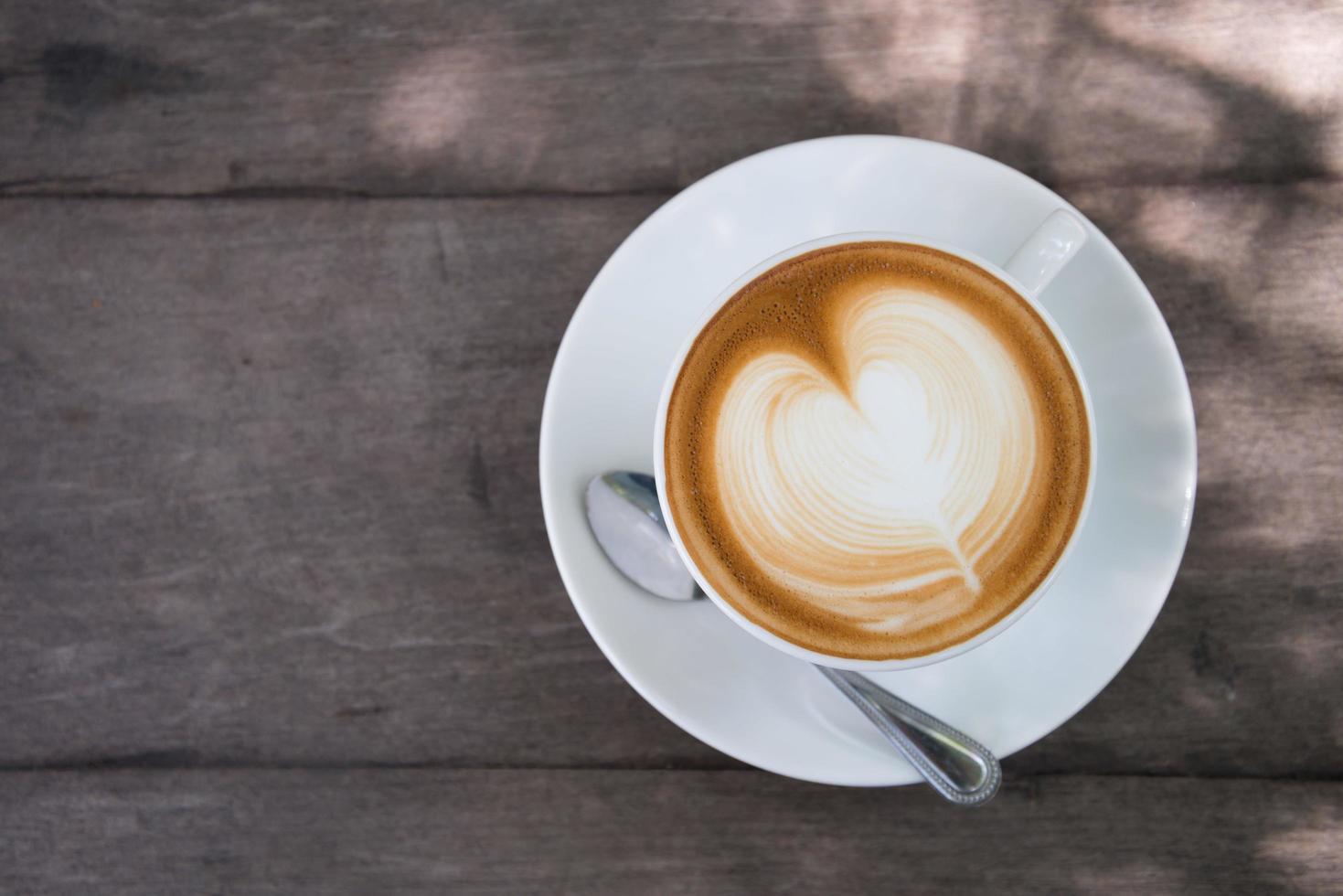 caffè latte art foto