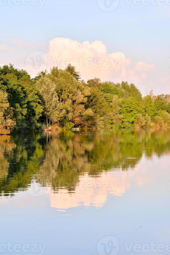 panoramico Visualizza di il boschi foto