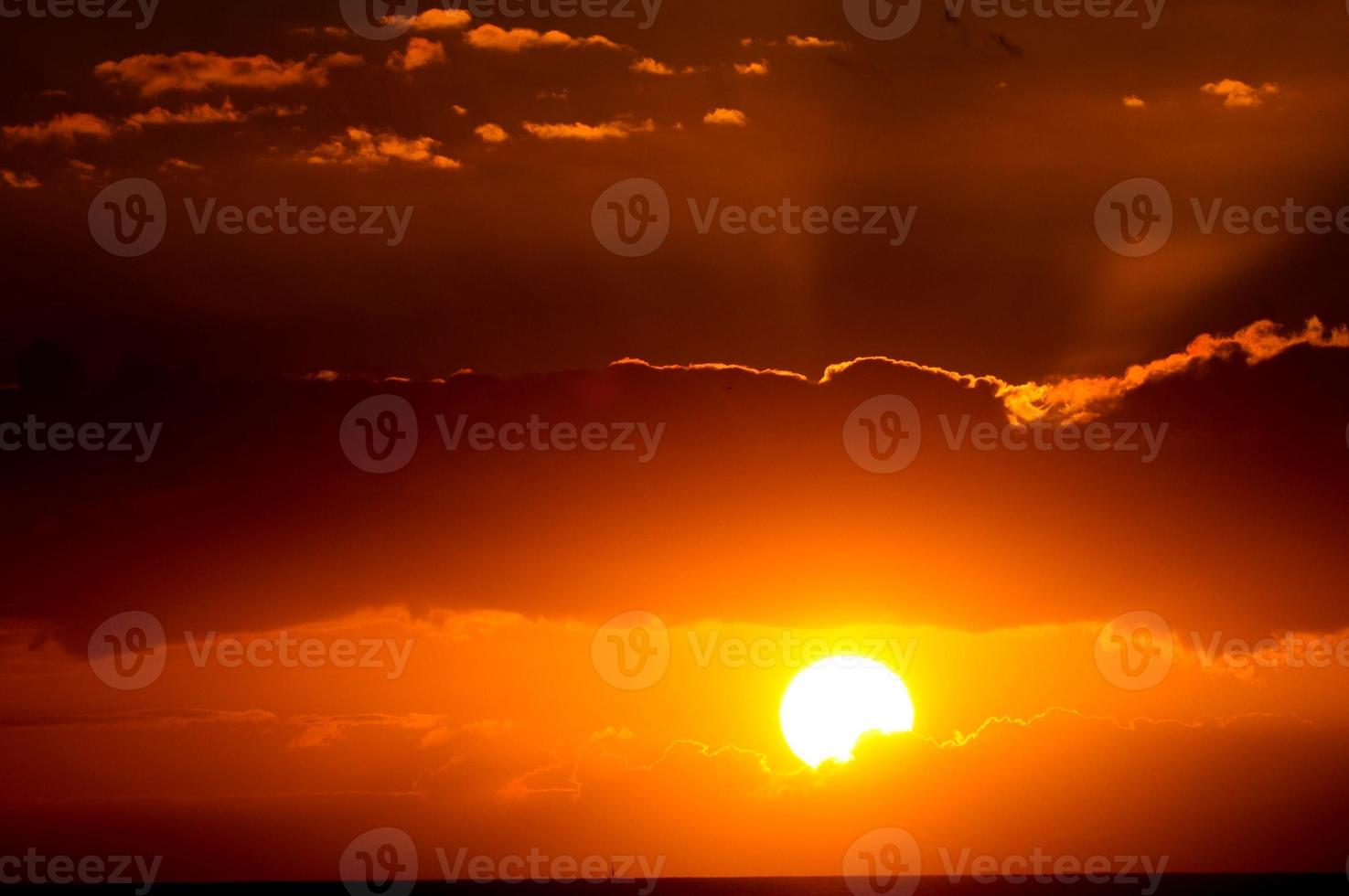 colorato cielo a tramonto foto