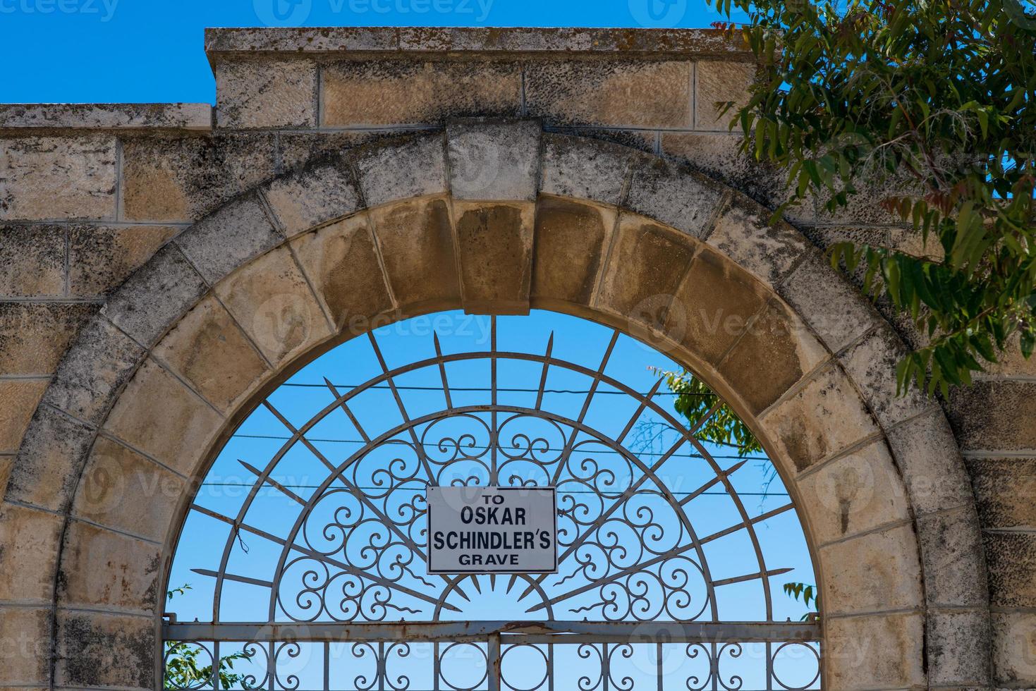 oscar di schindler tomba nel Gerusalemme foto