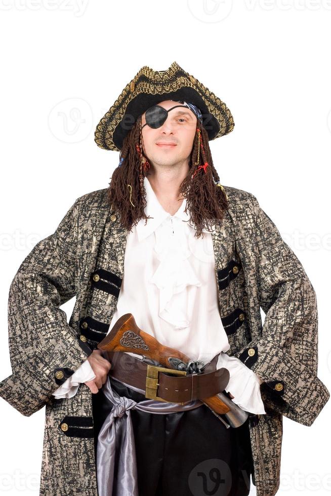 ritratto di uomo vestito come pirata foto