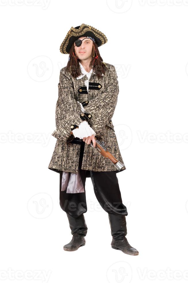 uomo nel un' pirata costume foto