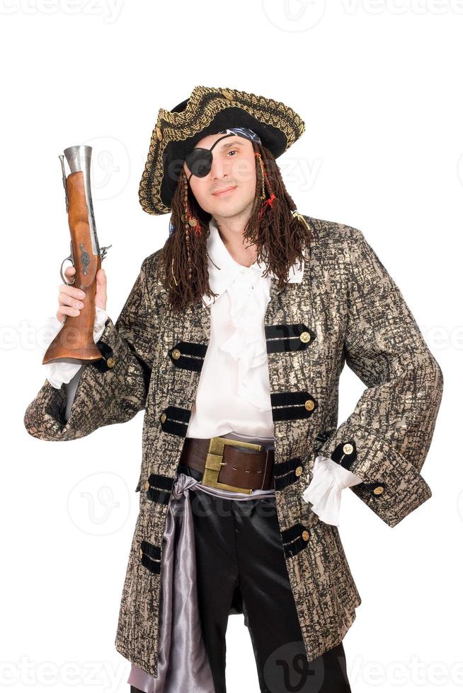 uomo nel un' pirata costume foto
