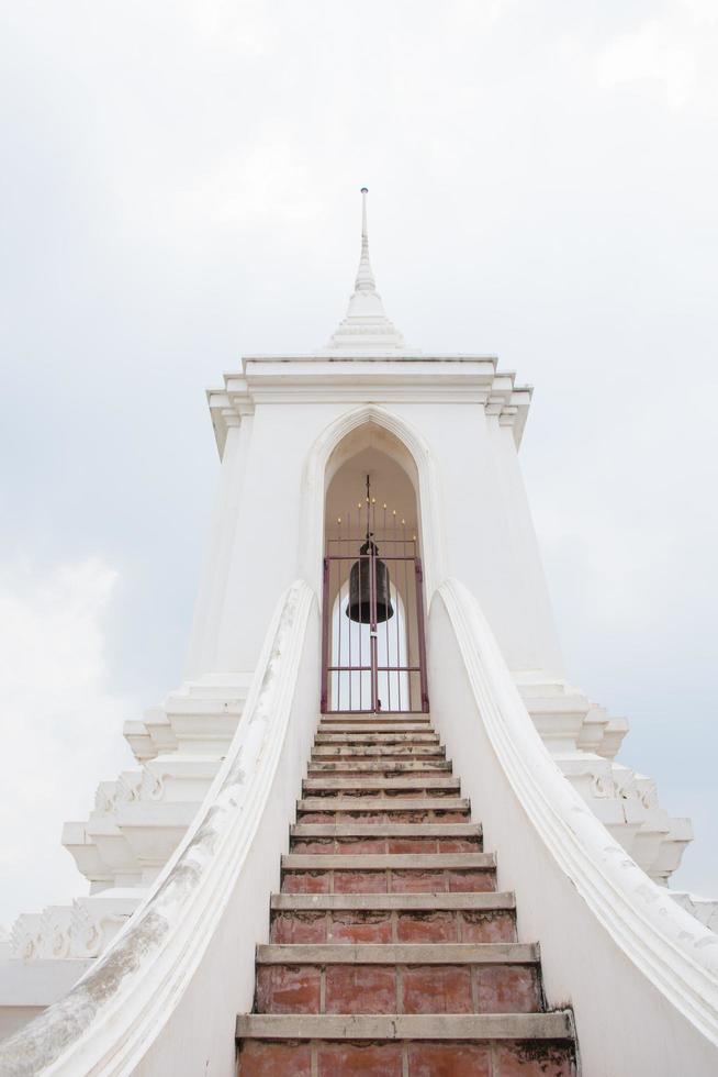 costruzione del tempio thailandese foto