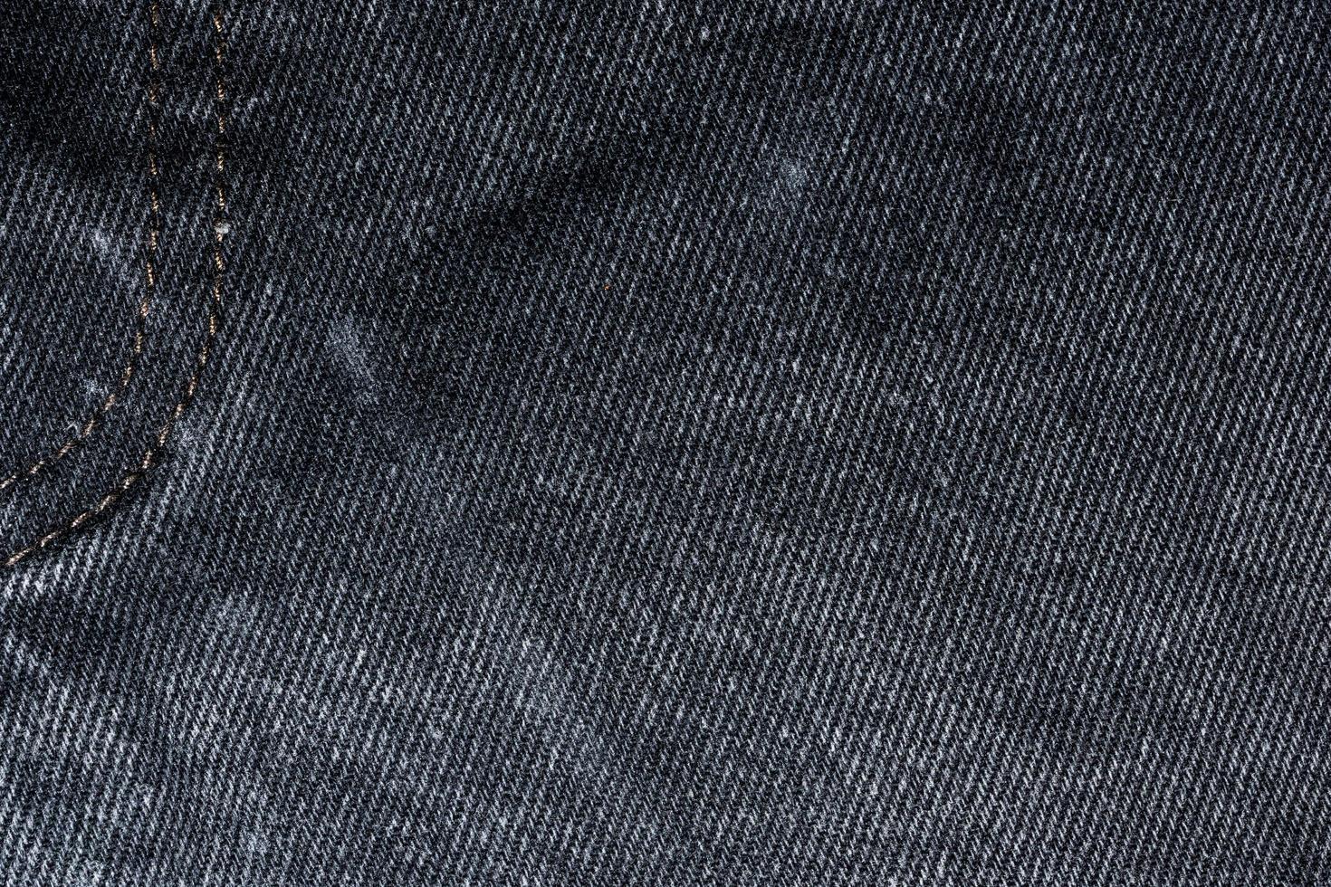 sfondo denim di cotone scuro foto