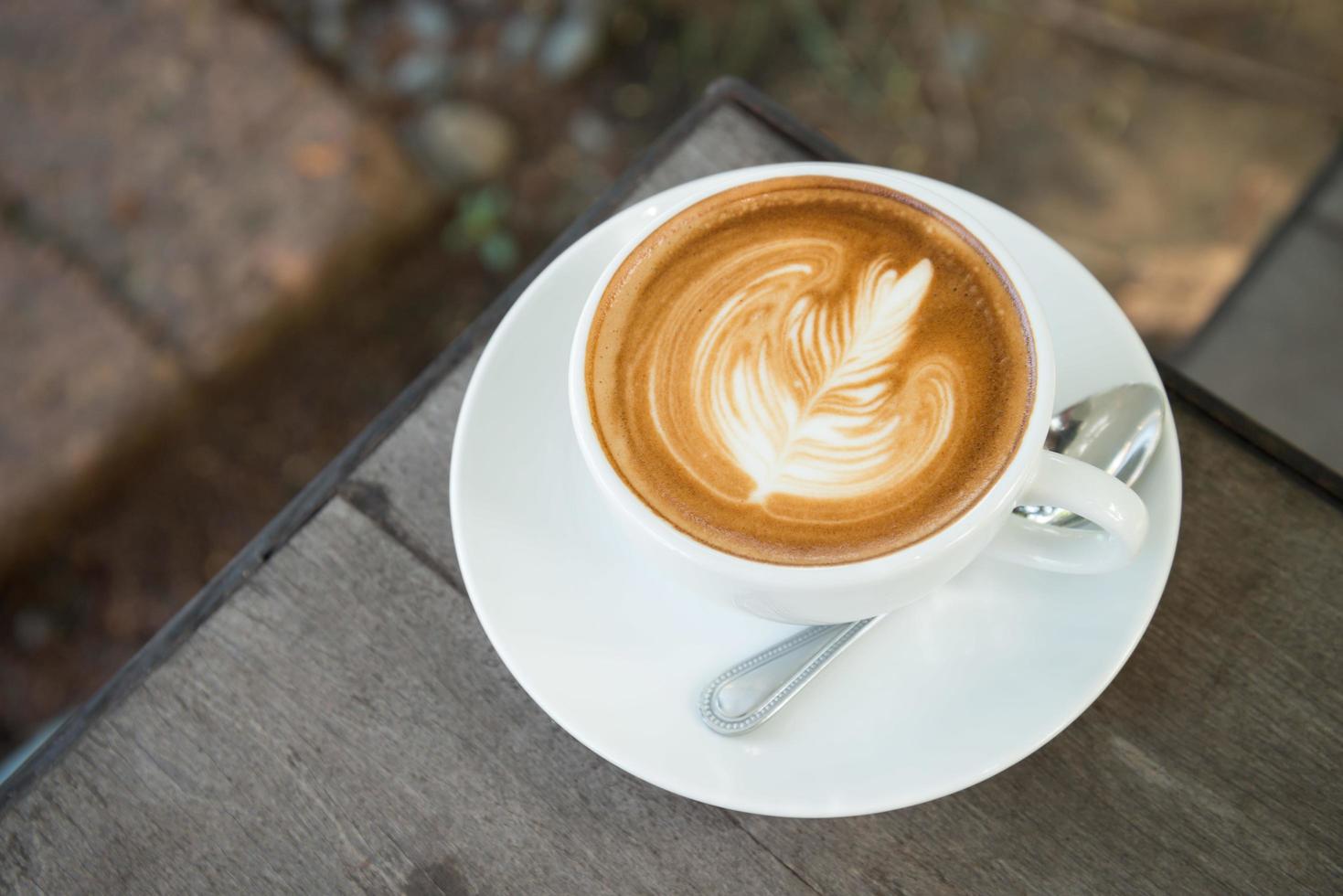 caffè latte art foto