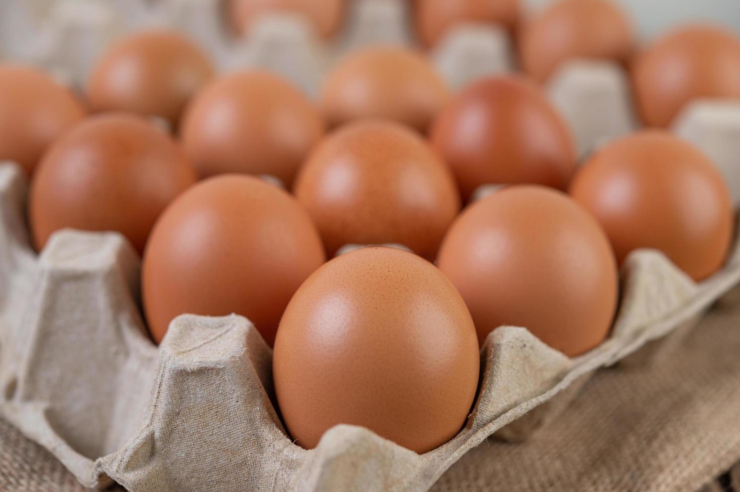 uova di gallina biologiche crude foto