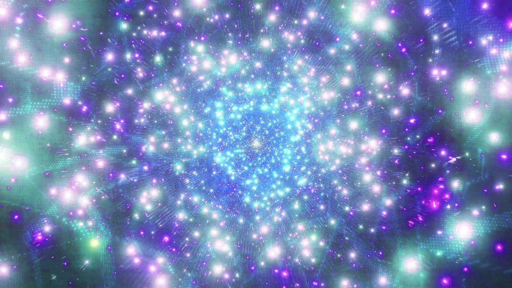 blu luminoso spazio galassia particelle 3d illustrazione sfondo carta da parati design illustrazione foto