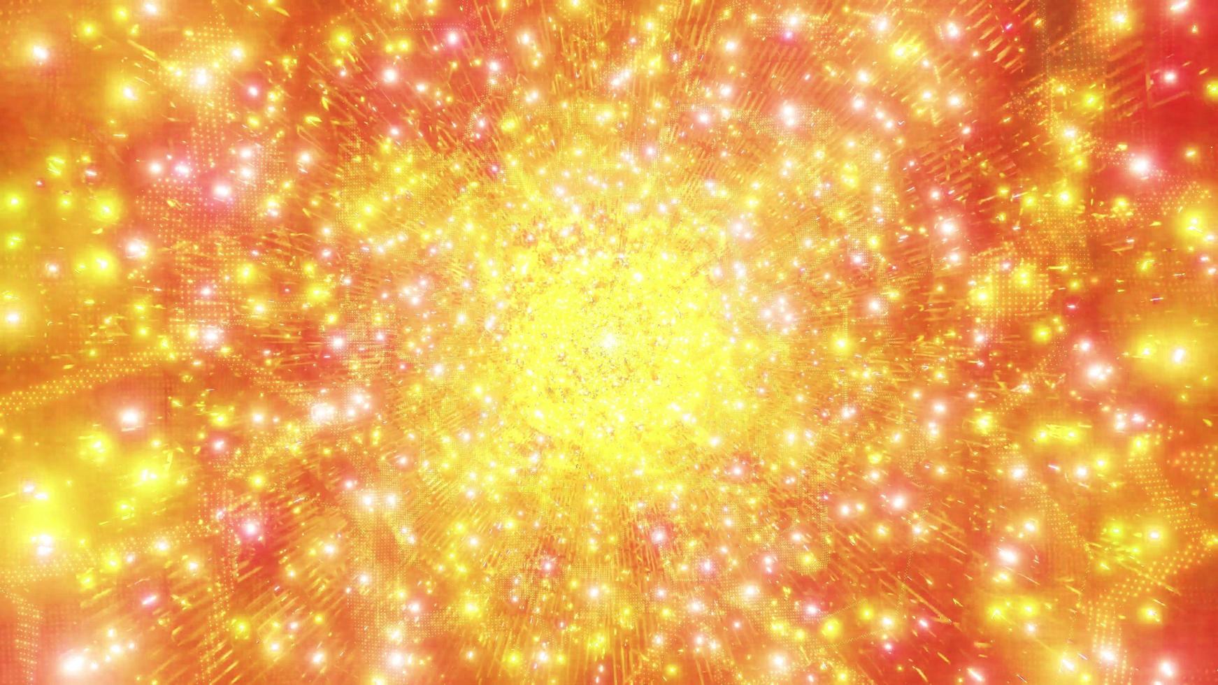 arancione fantascienza spazio galassia particelle 3d illustrazione sfondo carta da parati design opere d'arte foto