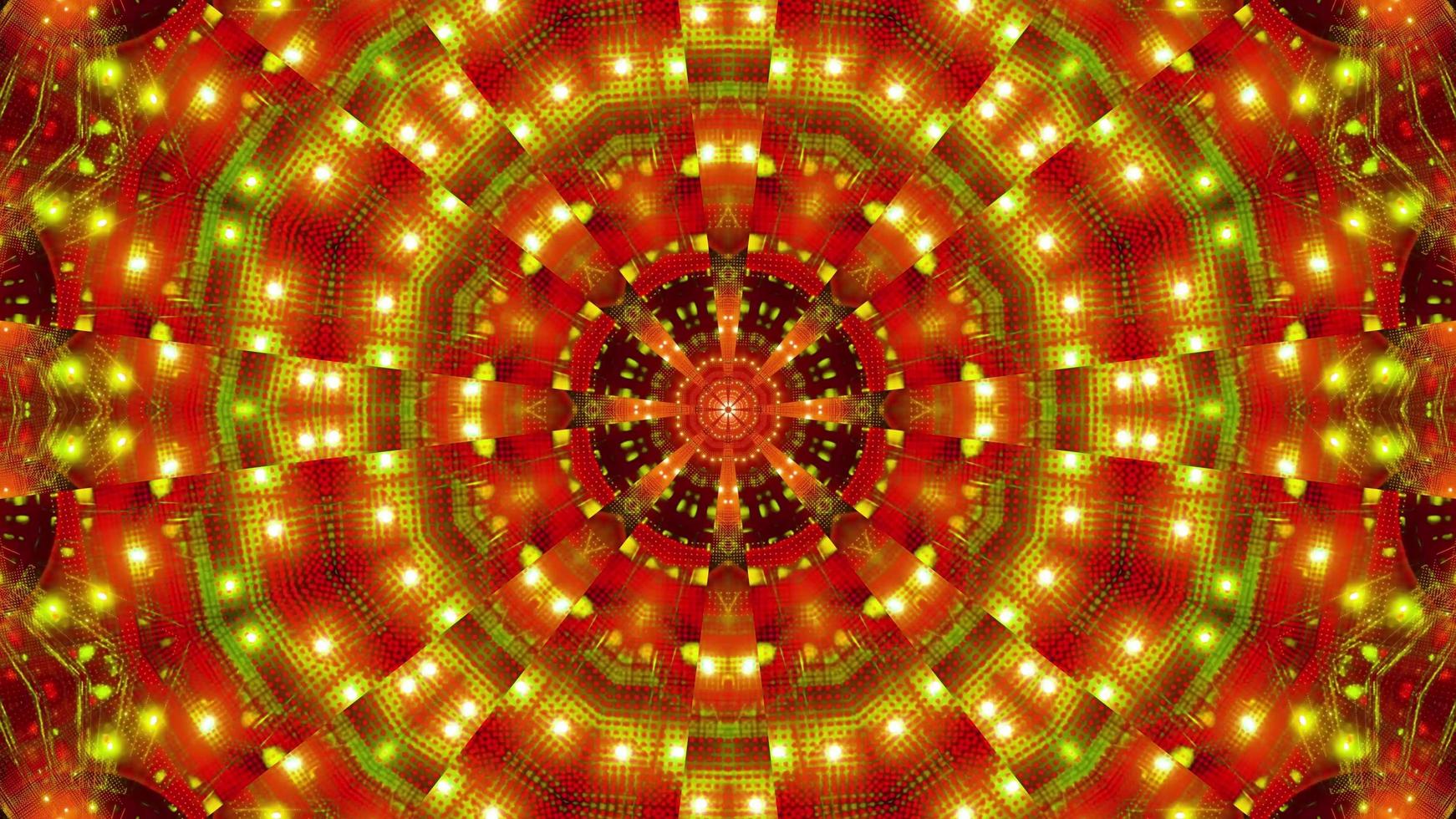verde rosso lampeggiante kalaidoscopio 3d illustrazione sfondo carta da parati foto
