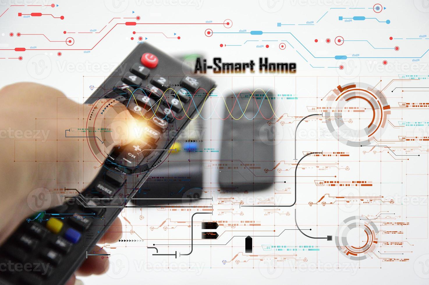 il concetto di sviluppando un artificiale intelligenza sistema per essere in grado per può coesistere con gli esseri umani e il ambiente e può essere Usato nel il industriale 5.0 sistema foto