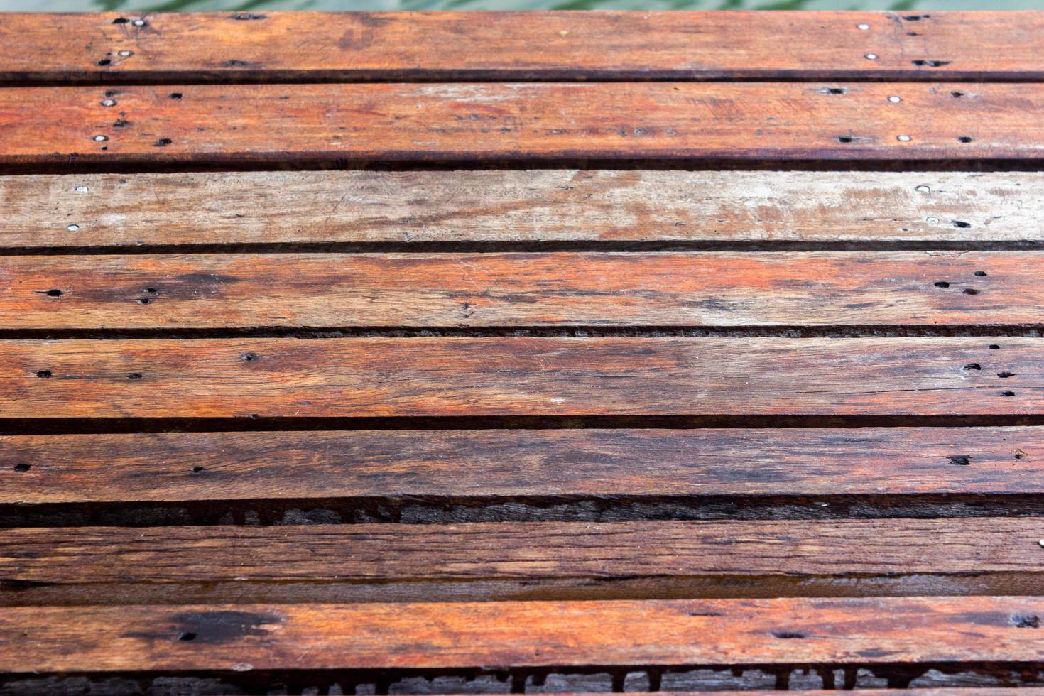 muro di doghe in legno per lo sfondo foto