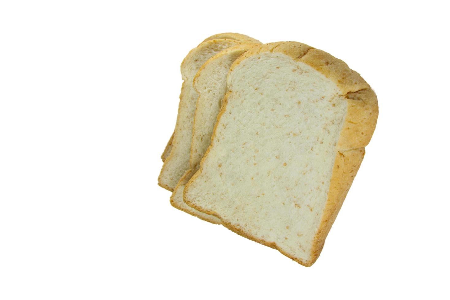 pagnotta di pane su sfondo bianco foto