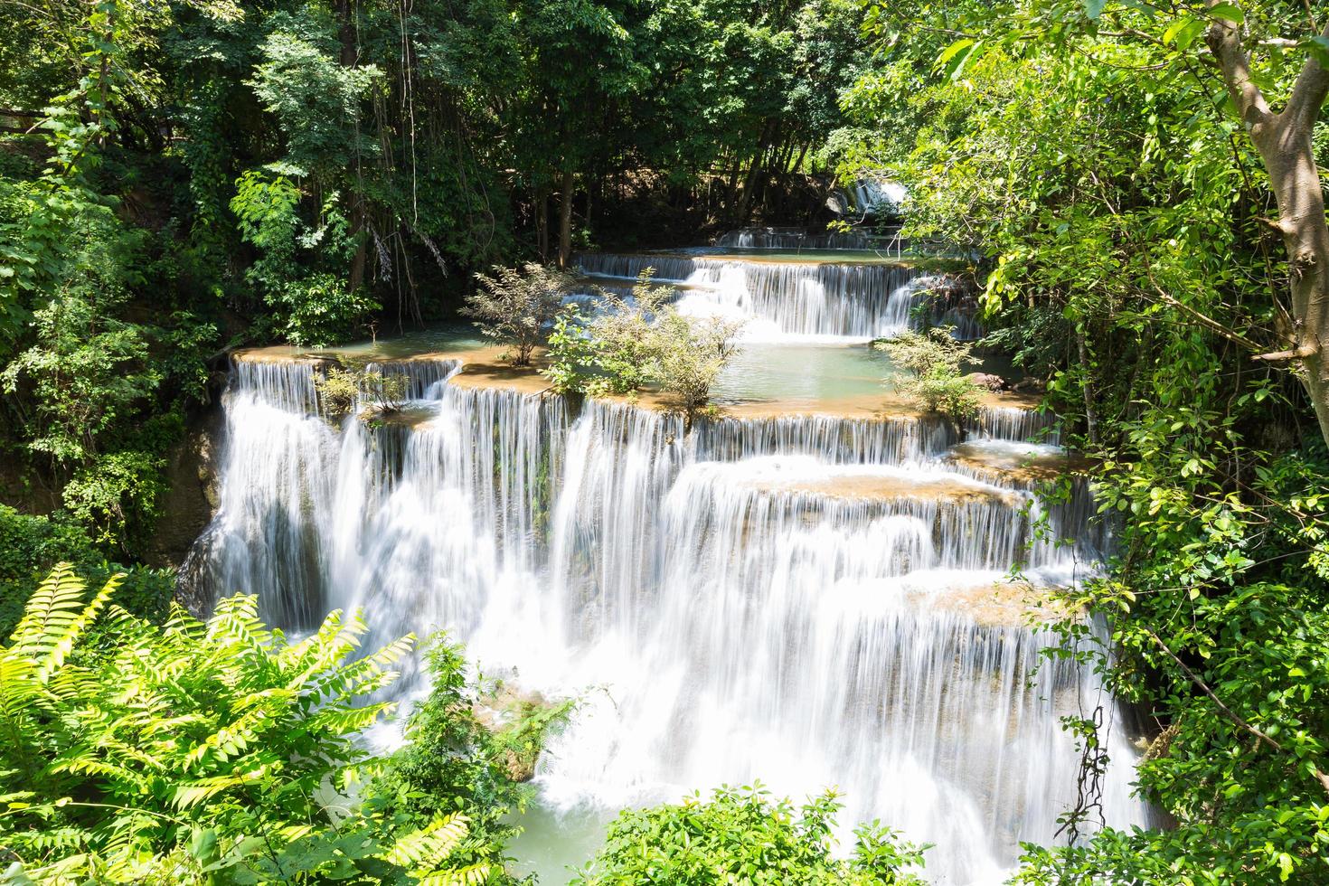 cascate huai mae khamin foto