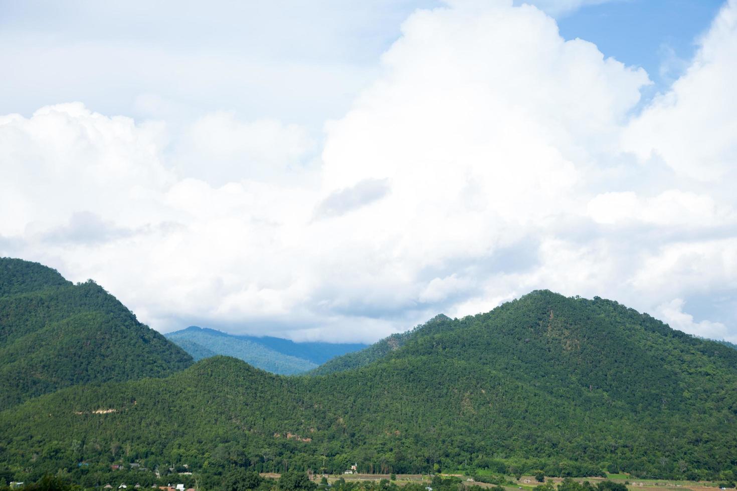 montagne e foreste in Tailandia foto