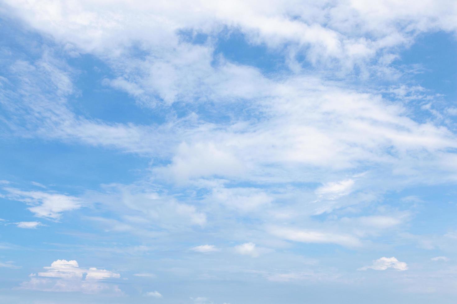 cielo blu e nuvole foto