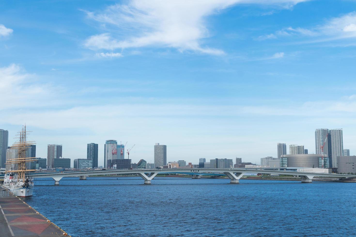 paesaggio urbano della città di tokyo foto